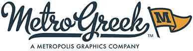 Metro Greek Fraternity and Sorority Shirts Logo
