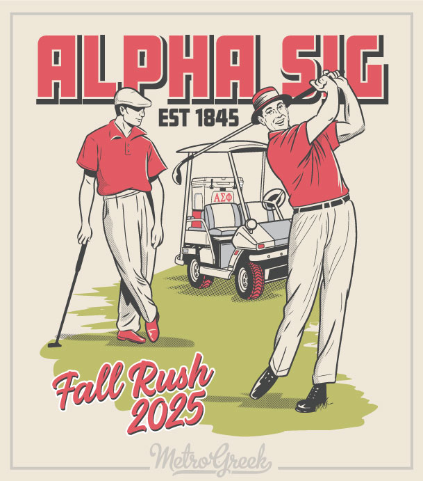Alpha Sigma Phi Rush Shirt Golfers