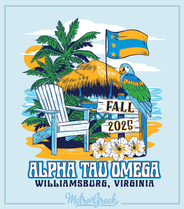 ATO Rush Shirt Beach Scene