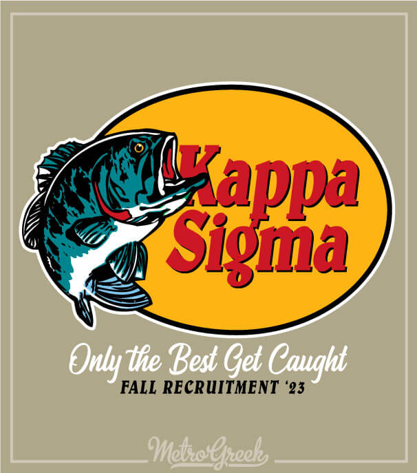 Bass Fishing Kappa Sigma Rush Shirt
