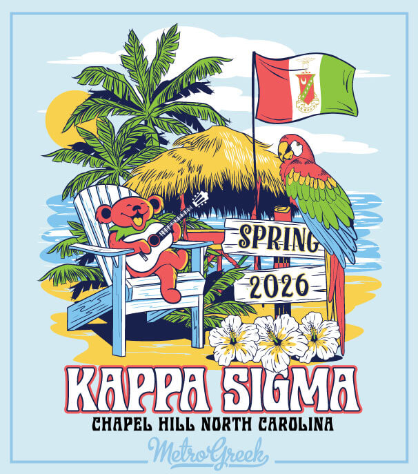 Kappa Sigma Rush Shirt Beach Bears