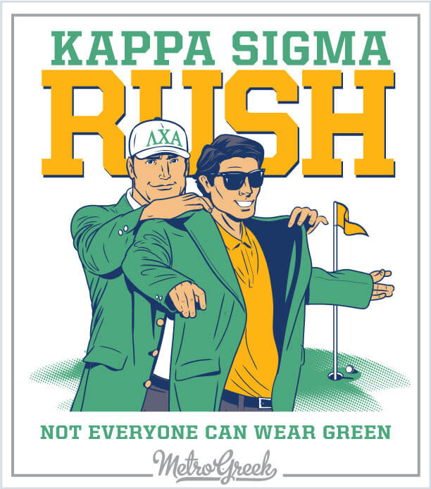 Kappa Sigma Rush Shirt Masters Jacket
