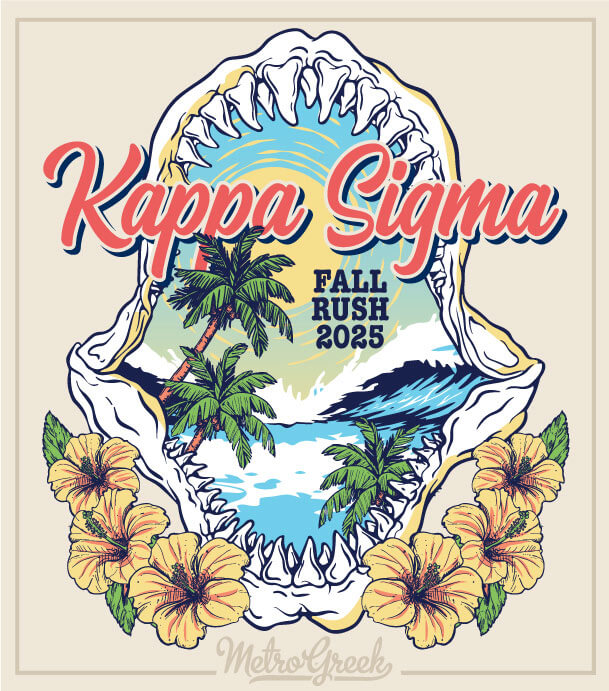 Kappa Sigma Rush Shirt Shark