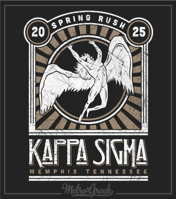 Kappa Sigma Zeppelin Recruitment Shirt