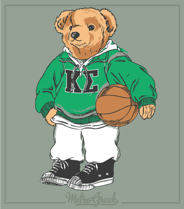 Kappa Sigma Rush Shirt Basketball Bear