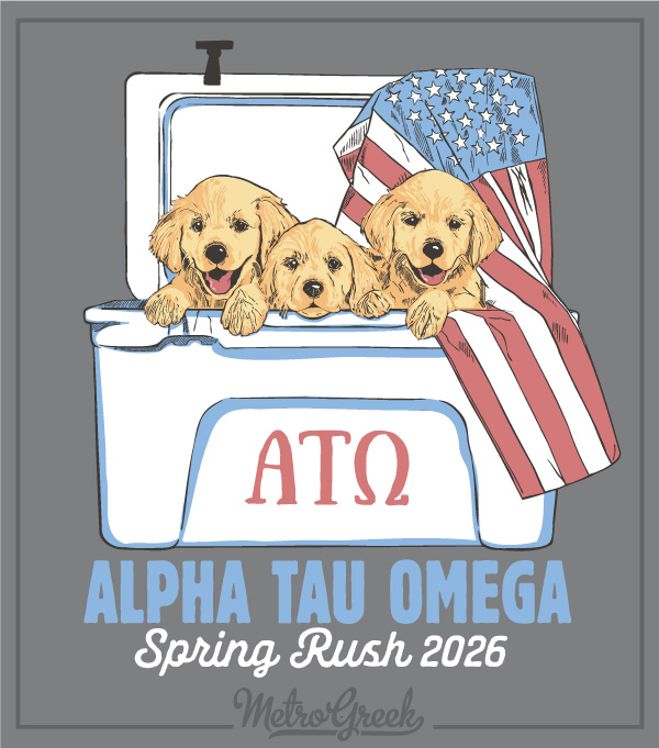 Alpha Tau Omega Rush Shirt Puppies