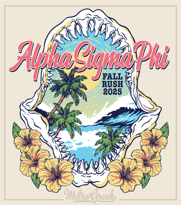 Shark Alpha Sigma Phi Rush Shirt