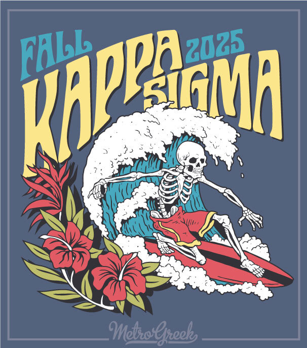 Surfer Kappa Sigma Recruitment Shirt