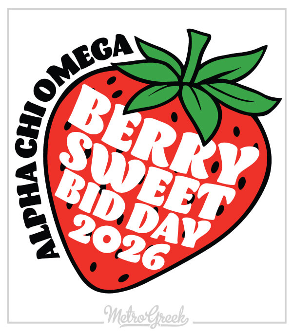 Bid Day Shirt Sweet Strawberry