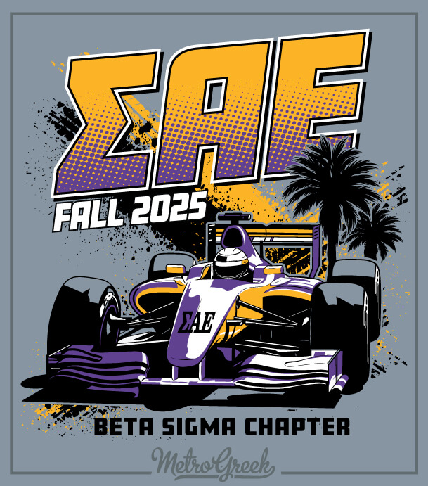 Formula One Sigma Alpha Epsilon Rush Shirt