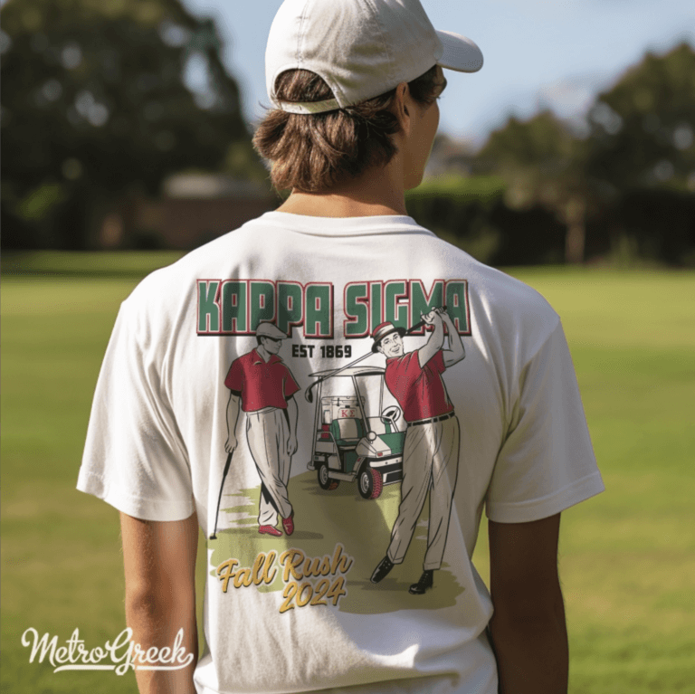 Kappa Sigma Rush Shirt Vintage Style Golfers
