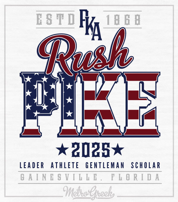 Pi Kappa Alpha Rush Shirt Americana