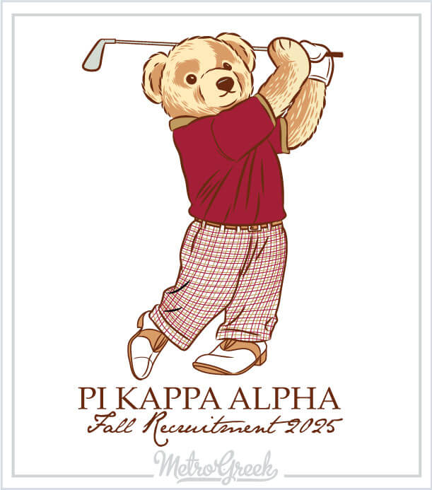 Pike Rush Shirt Golfing Bear