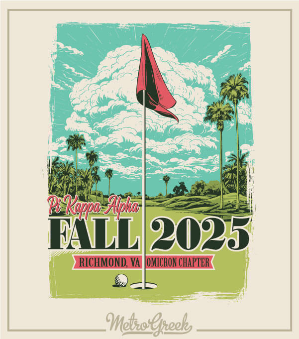 Pi Kappa Alpha Rush Shirt Golf Course