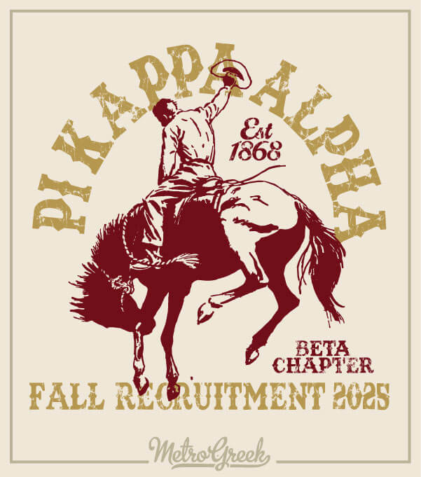 Pi Kappa Alpha Rush Shirt Rodeo Cowboy