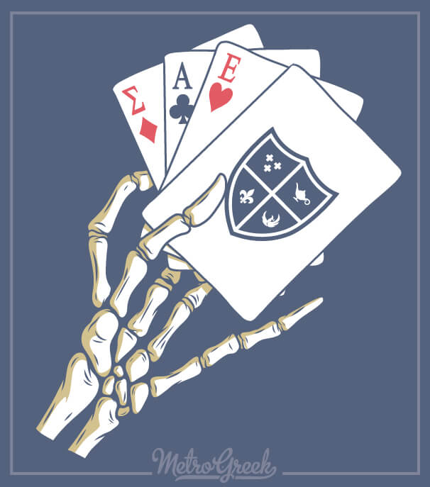 SAE Recruitment Shirts Skeleton Cards