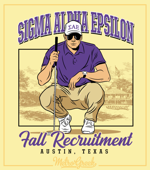 SAE Recruitment Shirts Golfer