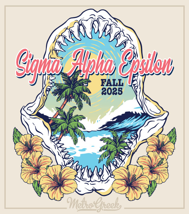 SAE Rush Shirt Shark Jaws