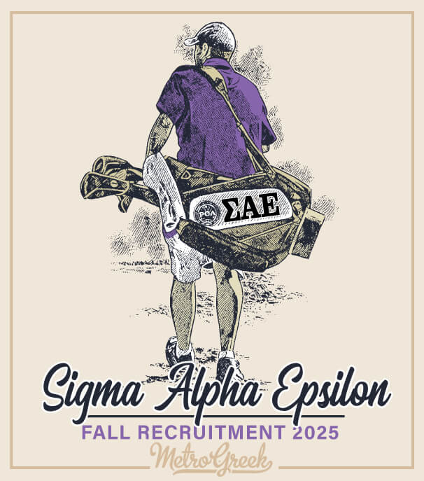 SAE Rush Shirts Golfer and Bag