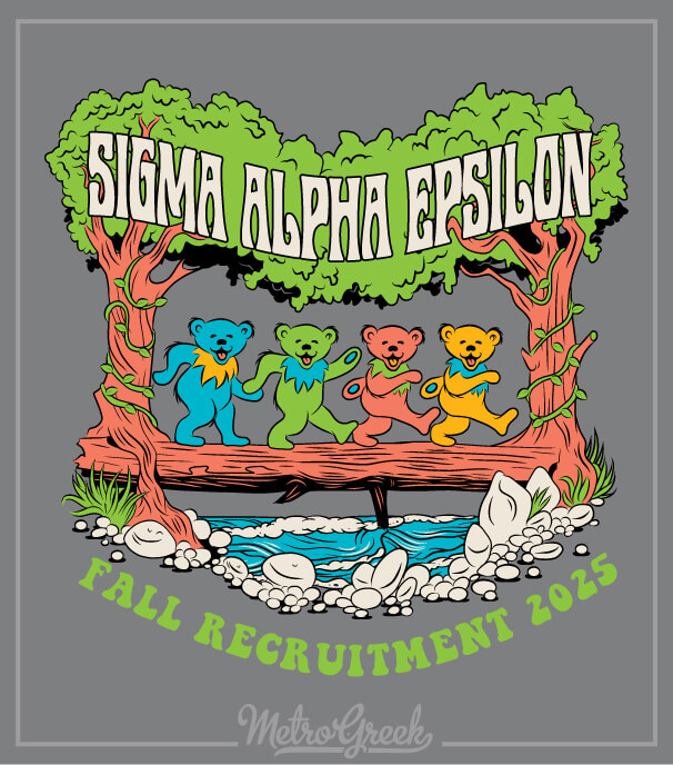 Sigma Alpha Epsilon Recruitment Shirt Dead Bears