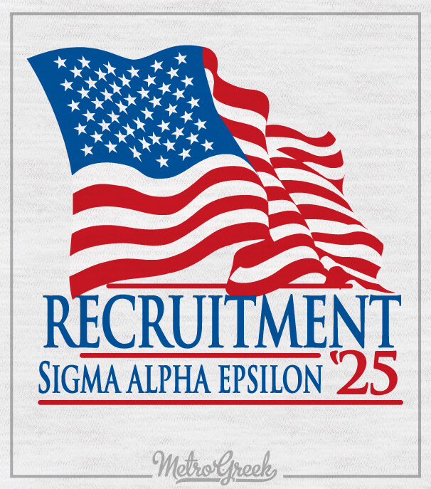 Sigma Alpha Epsilon Recruitment Shirt Reagan