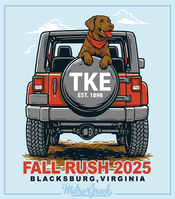 Tau Kappa Epsilon Shirt Jeep Rush