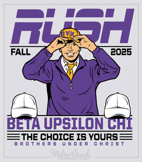 Beta Upsilon Chi Rush Shirt Signing Day