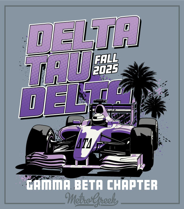 Delta Tau Delta Rush Shirt F1 Car