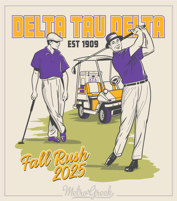 Delta Tau Delta Rush Shirt Golfers