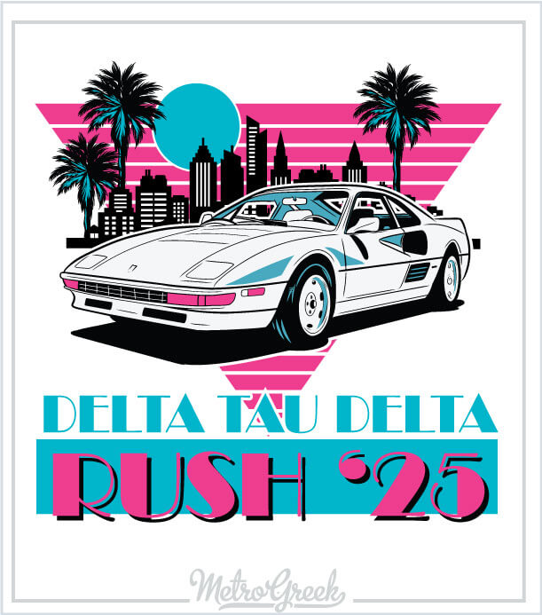 Delta Tau Delta Rush Shirts Miami Vice