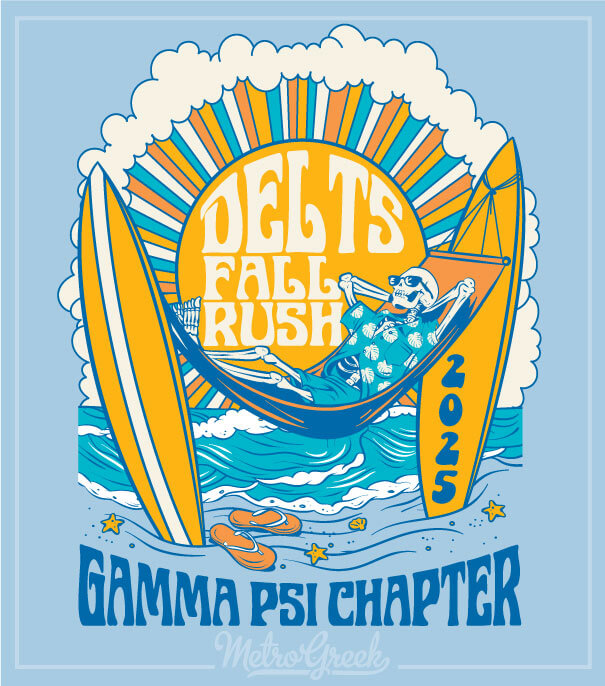 Delta Tau Delta Rush Shirts Skeleton Beach