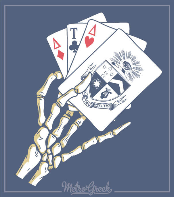 Delta Tau Delta Skeleton Cards