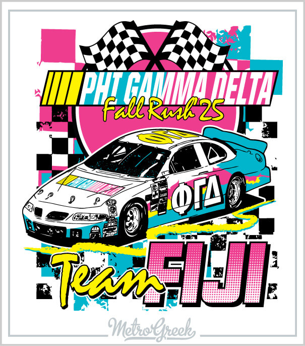 FIJI rush Shirt Neon Nascar