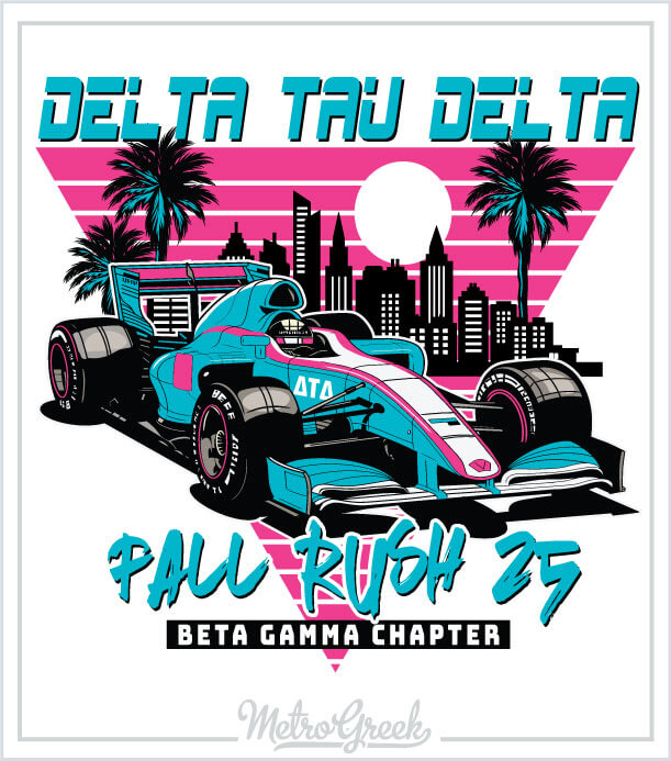 Formula One Delta Tau Delta Rush Shirt
