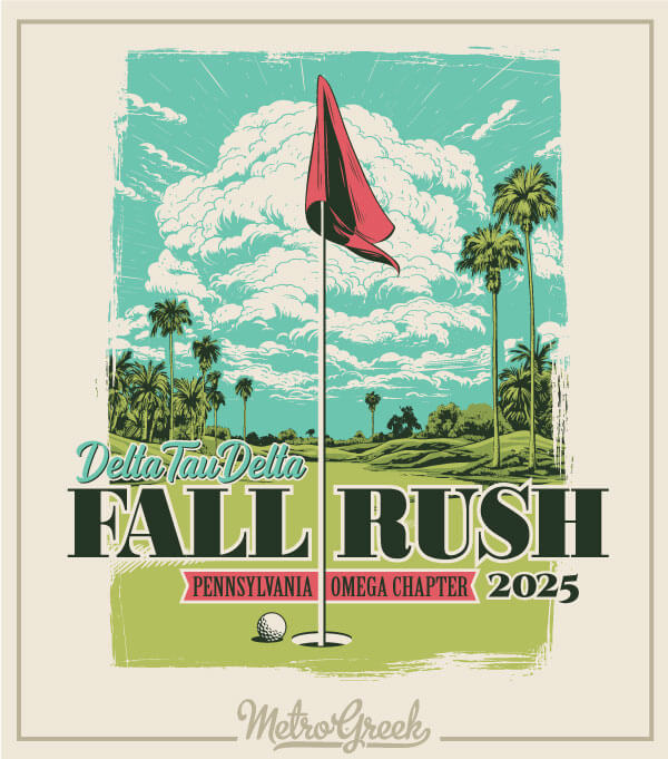 Delta Tau Delta Golf Course Rush Shirt
