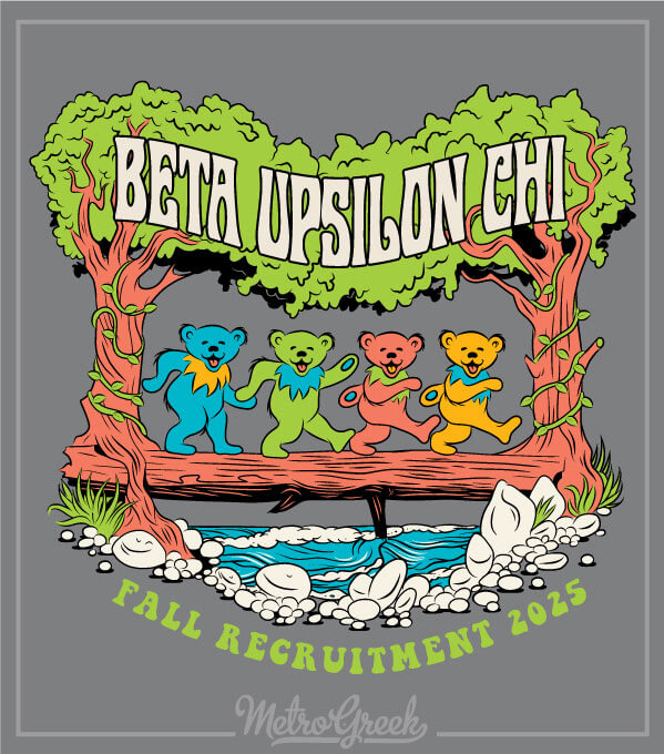 Beta Upsilon Chi Rush Shirt Grateful Dead