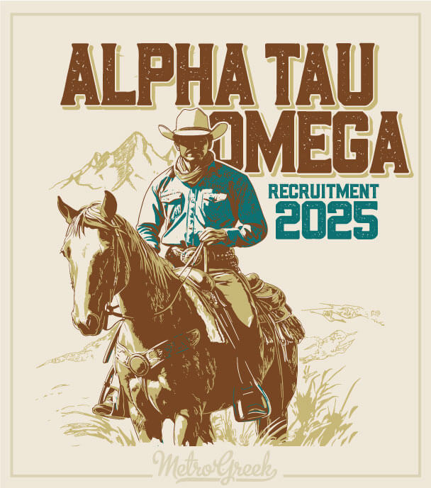 Alpha Tau Omega Rush Shirt Cowboy