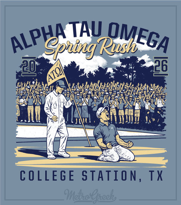Alpha Tau Omega Rush Shirt Golf Victory