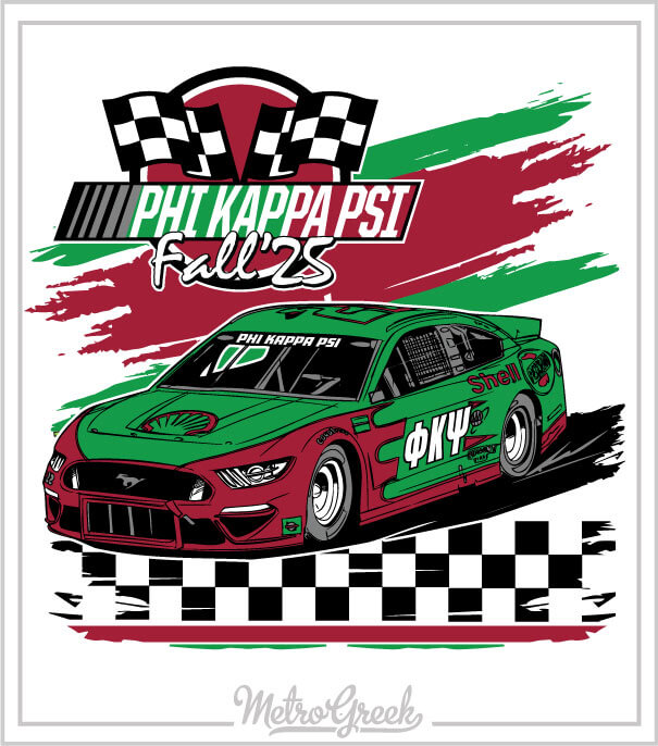 Nascar Phi Kappa Psi Rush Shirt