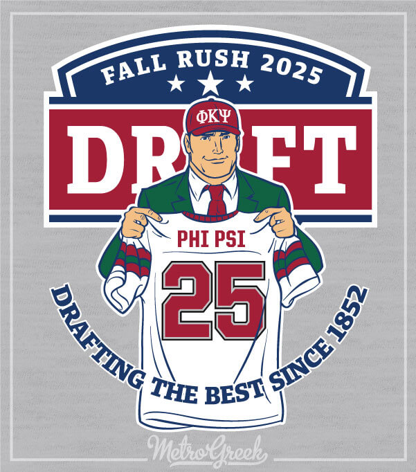 Phi Kappa Psi Rush Shirt NFL Draft
