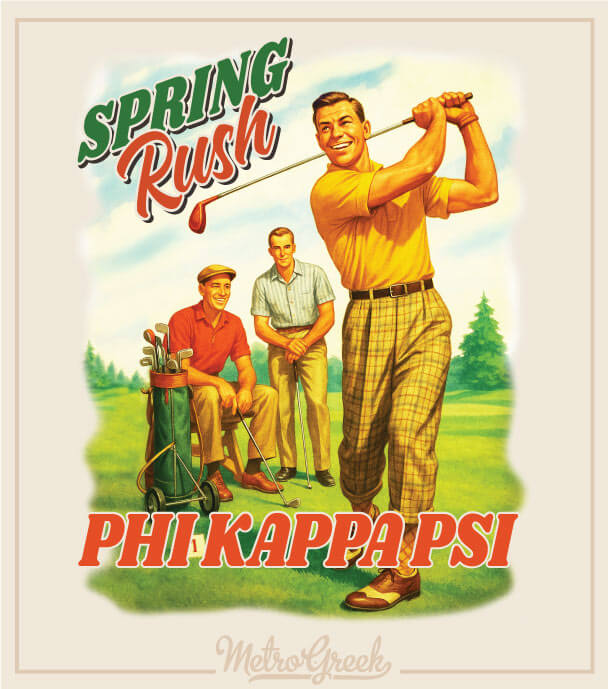 Phi Psi Golfers Rush Shirt