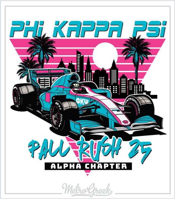 Phi Psi Rush Shirt Formula One