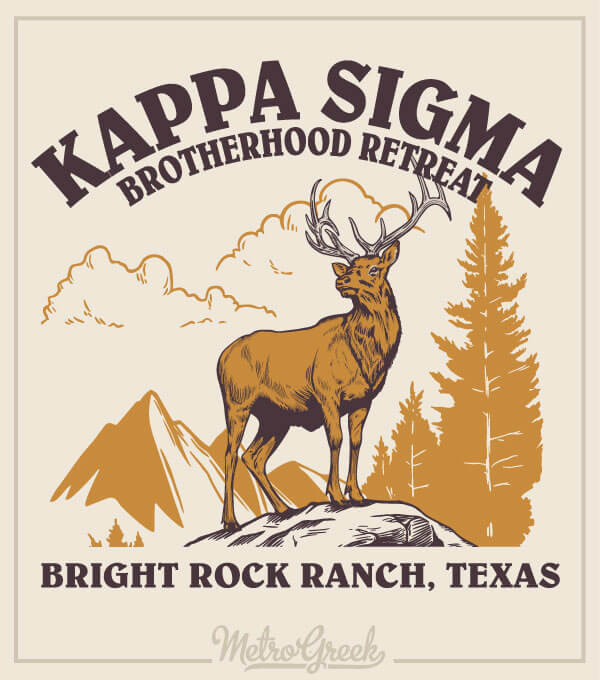 Stag Brotherhood Retreat Shirt Kappa Sigma