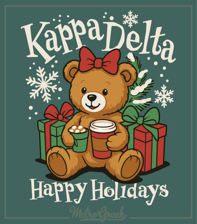 Kappa Delta Teddy Bear Christmas Shirt