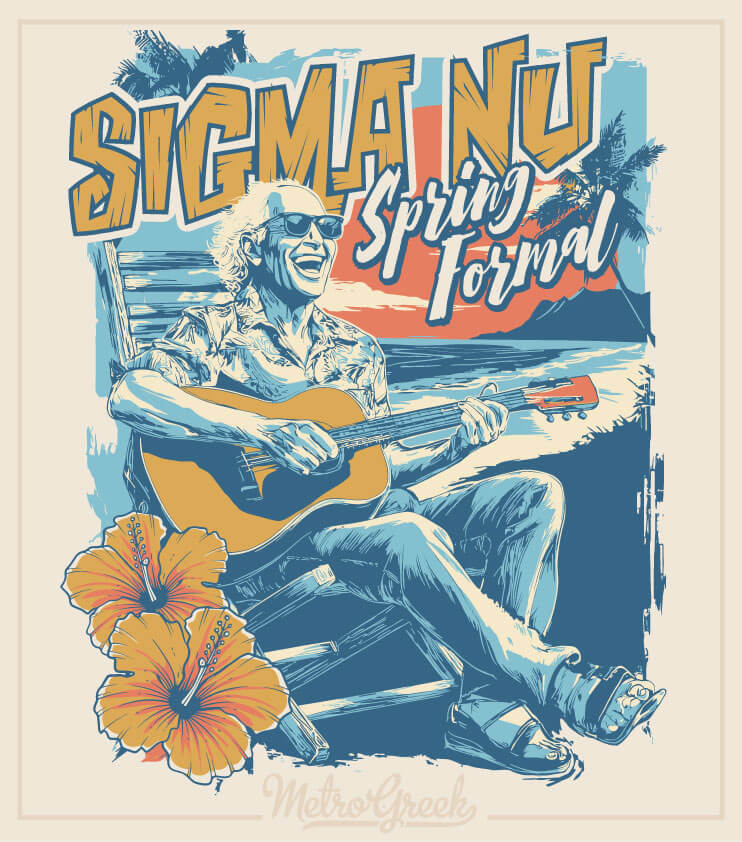 Spring Formal Beach Shirt