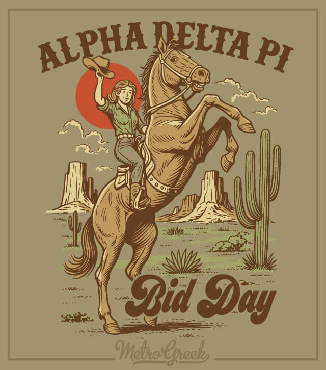 Cowgirl Bid Day Shirt Desert Shirt
