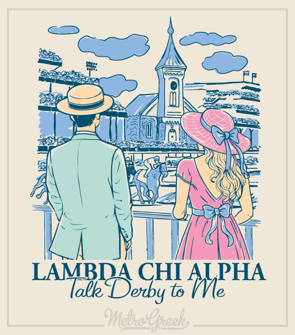 Derby Days Shirt - Pastel Churchill Downs Race Day