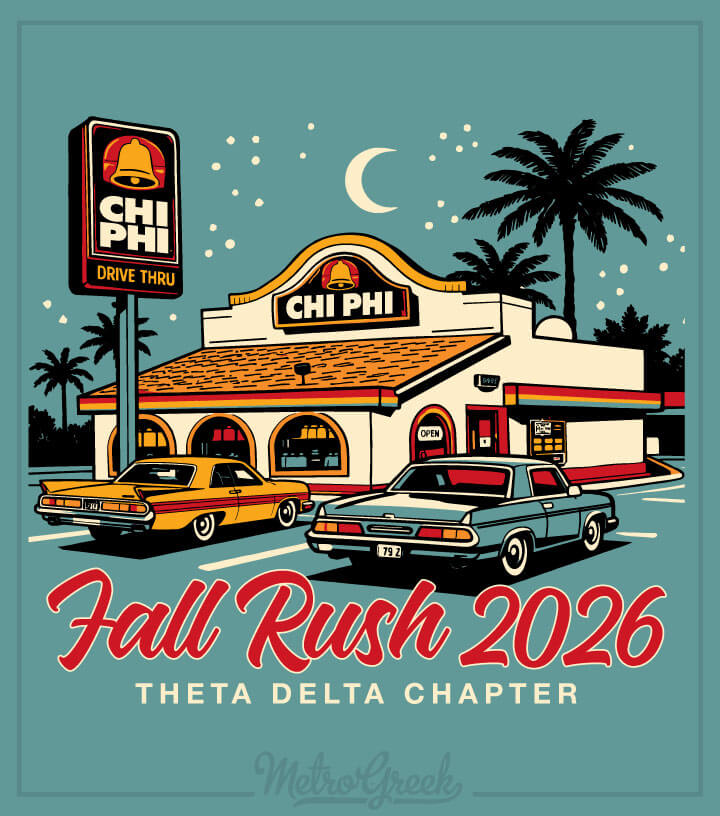 Fraternity Rush Shirts Chi Phi Taco