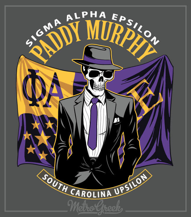 Paddy Murphy Shirt Draped Flag