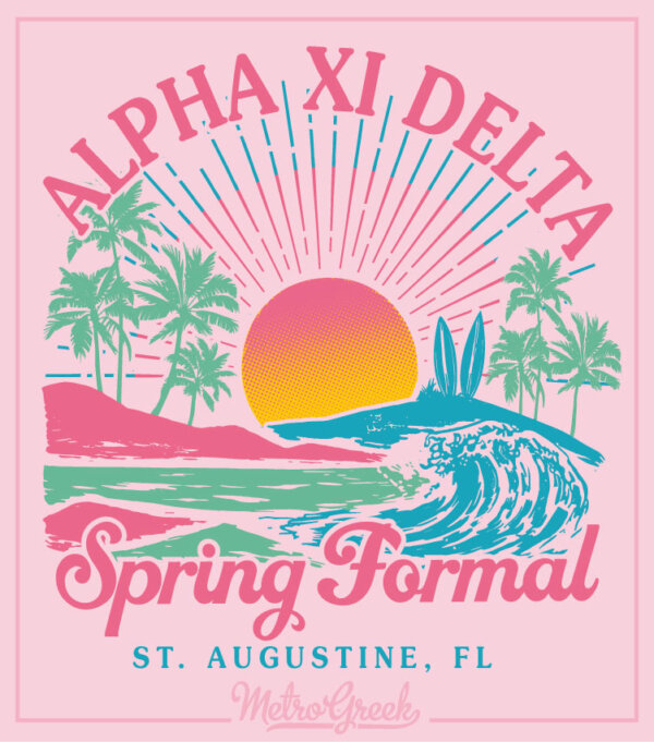 1006 Fraternity Rush Shirt Skeleton Beach | Metro Greek